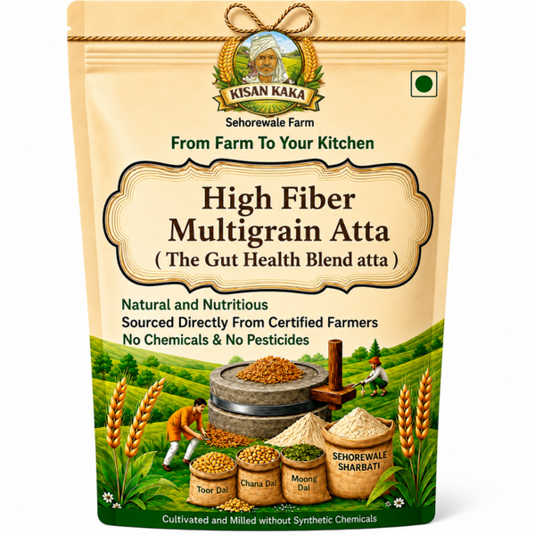 High Fiber Multigrain Atta | The Gut Health Blend atta