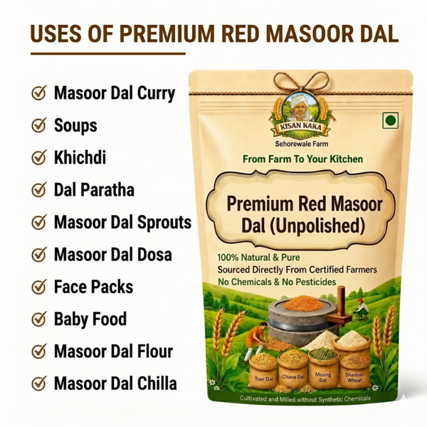 Premium Red Masoor Dal (Unpolished)