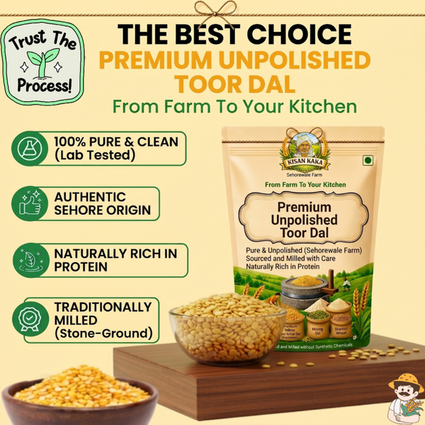 Premium Yellow Toor/Arhar Dal (Unpolished)