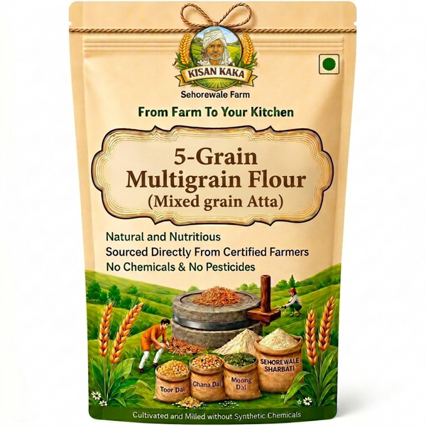 5-Grain Multigrain Flour| Mixed grain Atta