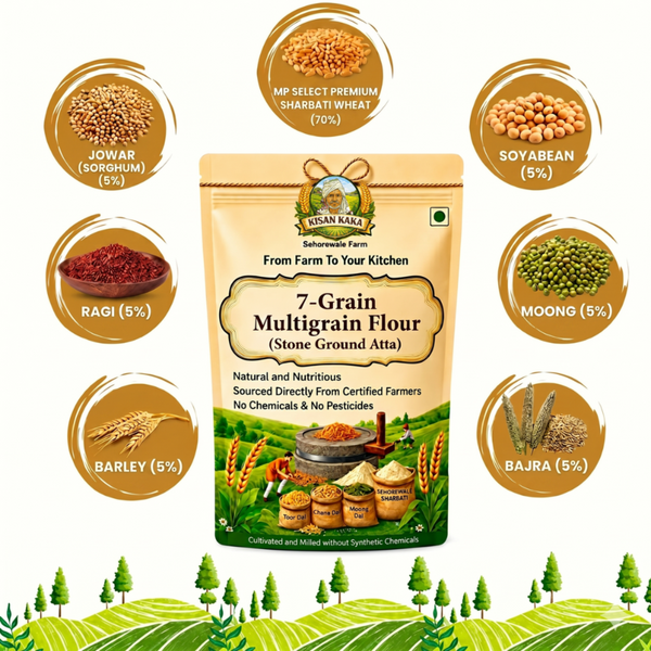 7-Grain multigrainFlour| Stone Ground Atta