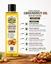 Wood-Pressed Groundnut Oil (Kachi Ghani) – Unrefined