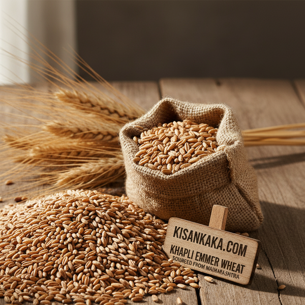 Khapli Atta Emmer Wheat MH Premium Whole Wheat Flour