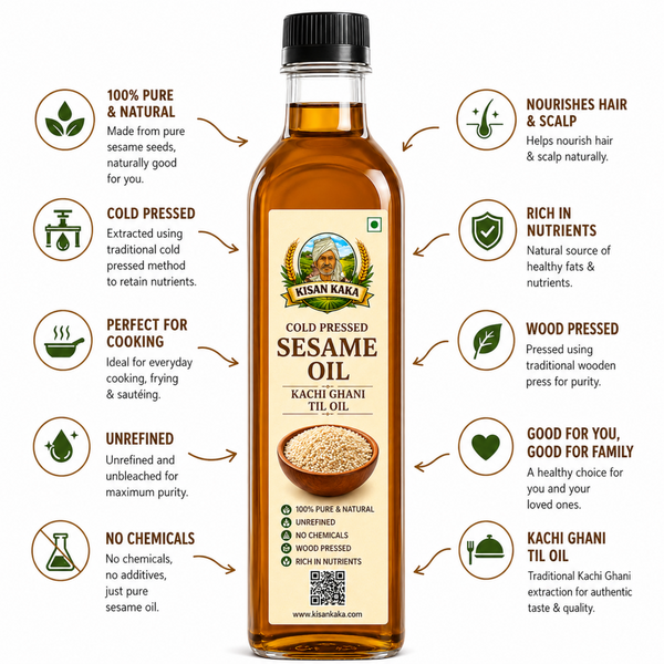 Pure Cold Press Sesame Oil