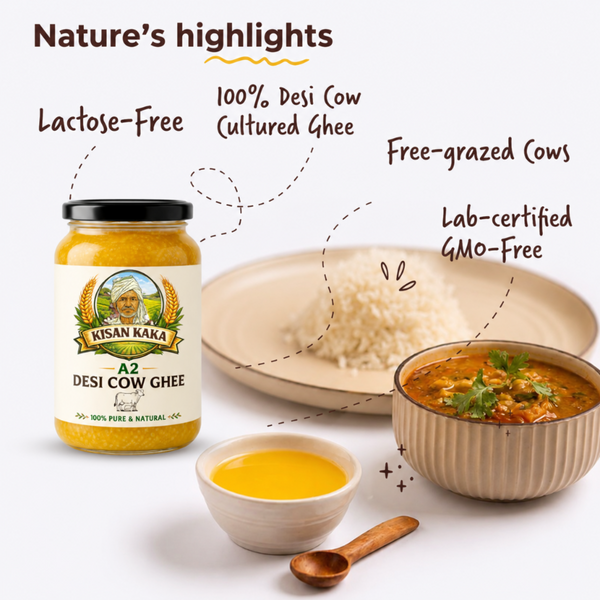 A2 Desi Cow Ghee Made by Vedic Bilona Method