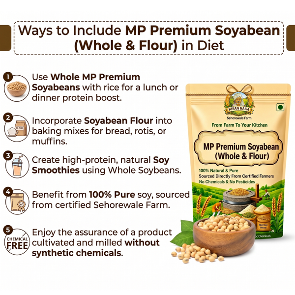 MP Premium Soyabean (Whole & Flour)
